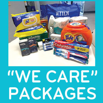 Click here to learn how to sponsor We Care Package