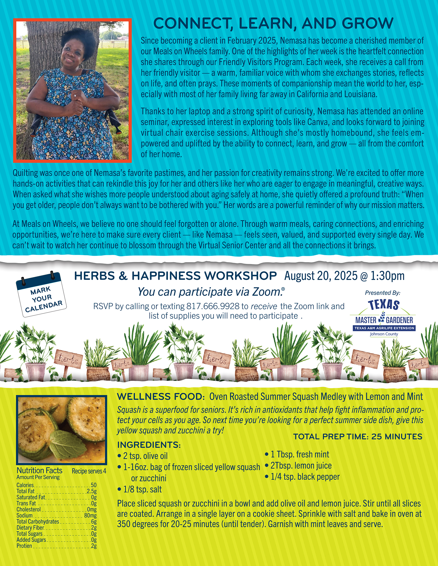 The Senior Buzz August 2025 Page 2
