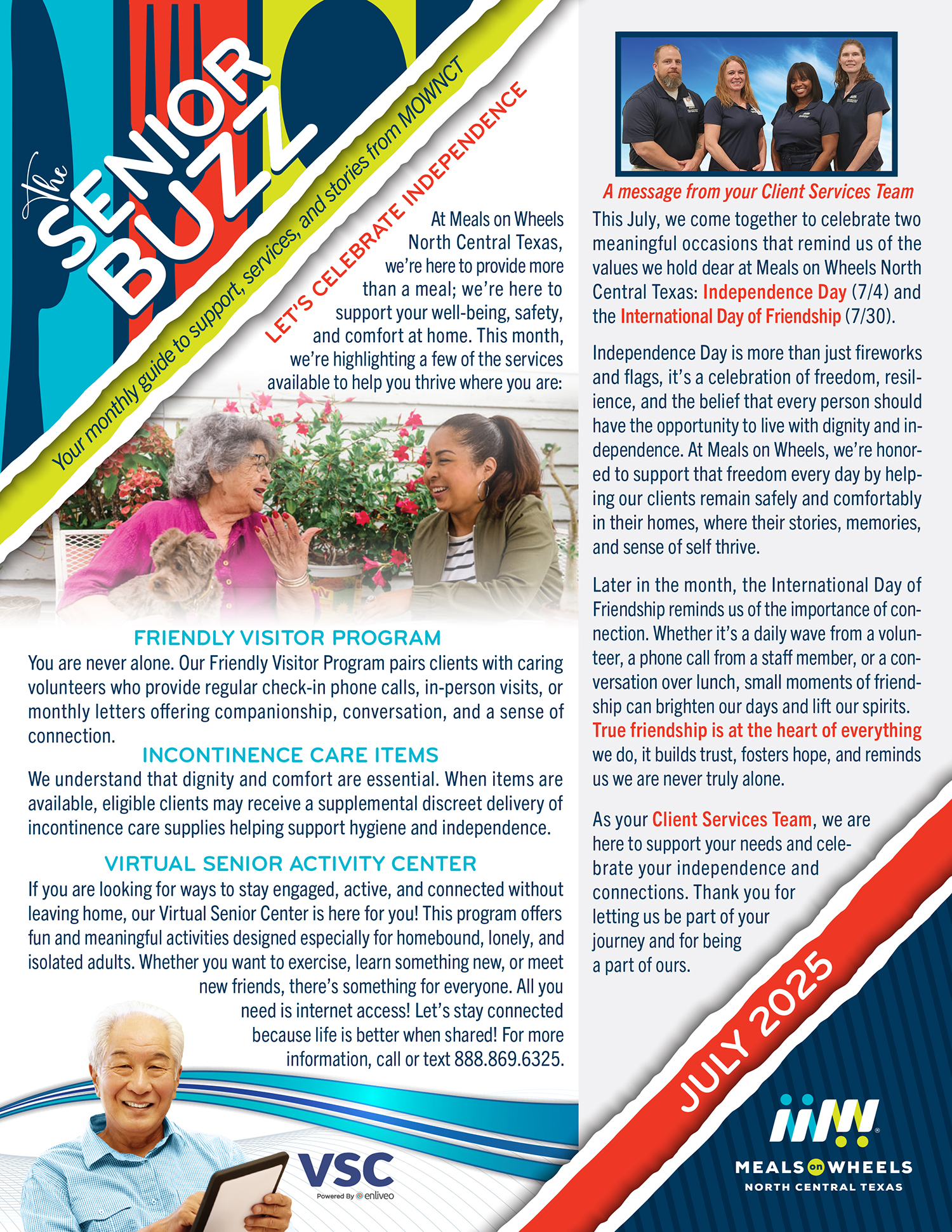 July The Senior Buzz Page 1